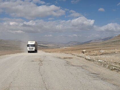 auf dem pamirhighway, auf ca. 4200m